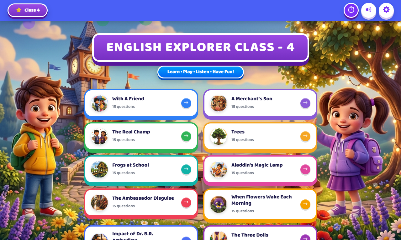 English Explorer Class -4